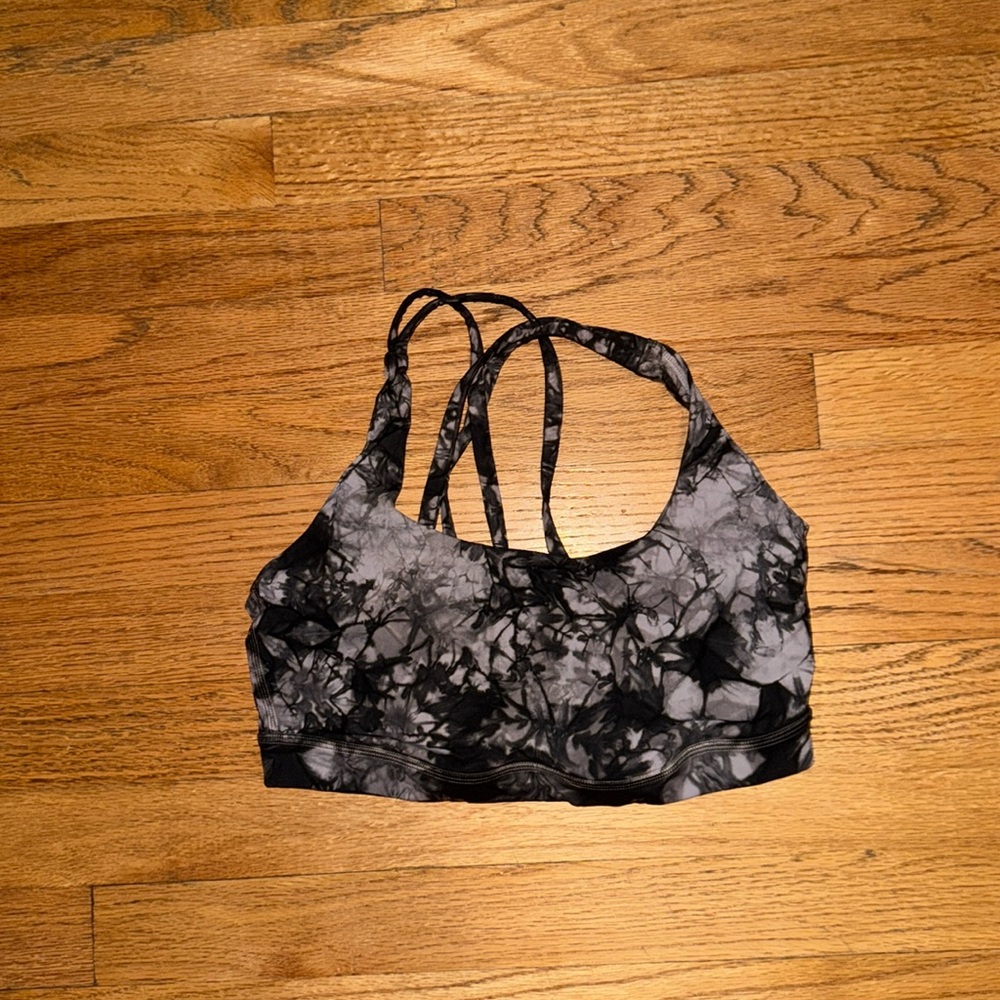 lululemon athletica Black and Gray Sports Bra